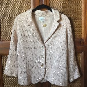 Light Pink Sequin Jacket